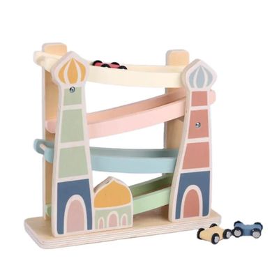 Zoom &amp; Play Car Ramp – Islamic Montessori Toy for Toddlers