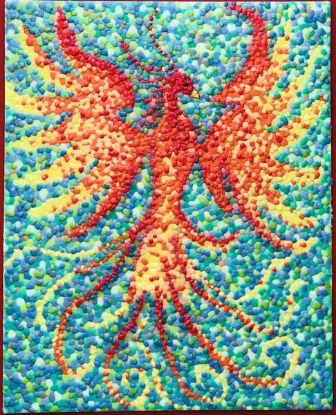 Four.eva.dreamn Encaustic Artwork