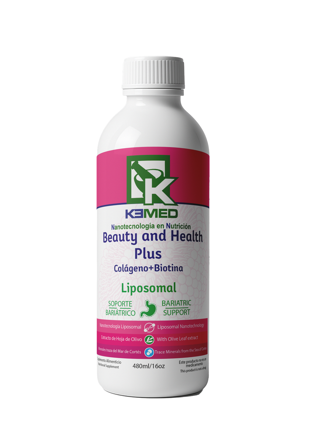 Beauty and Health Plus - Colágeno + Biotina  (Bariátrico)