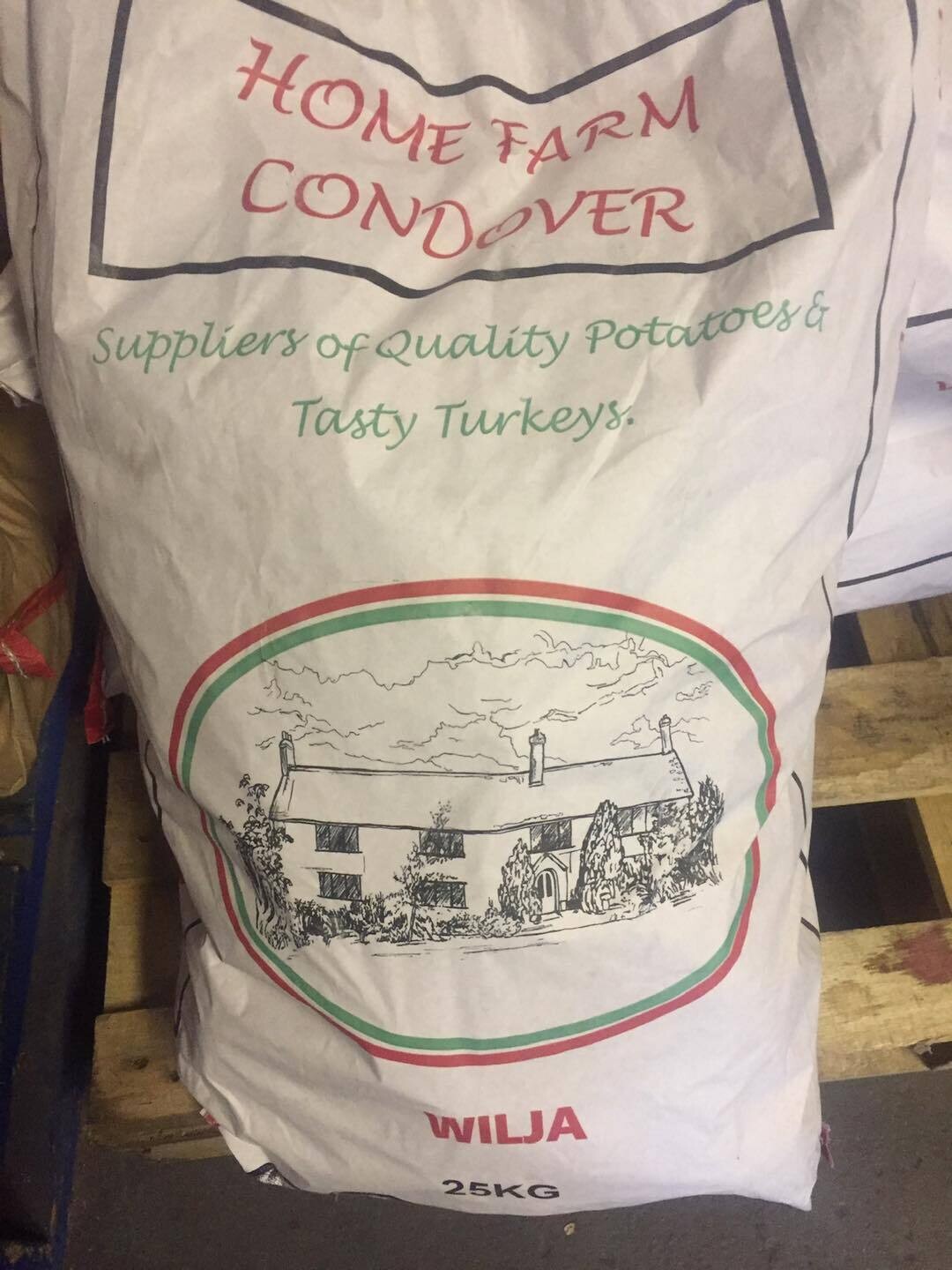 Potatoes Condover Wilja 25kg Sack-