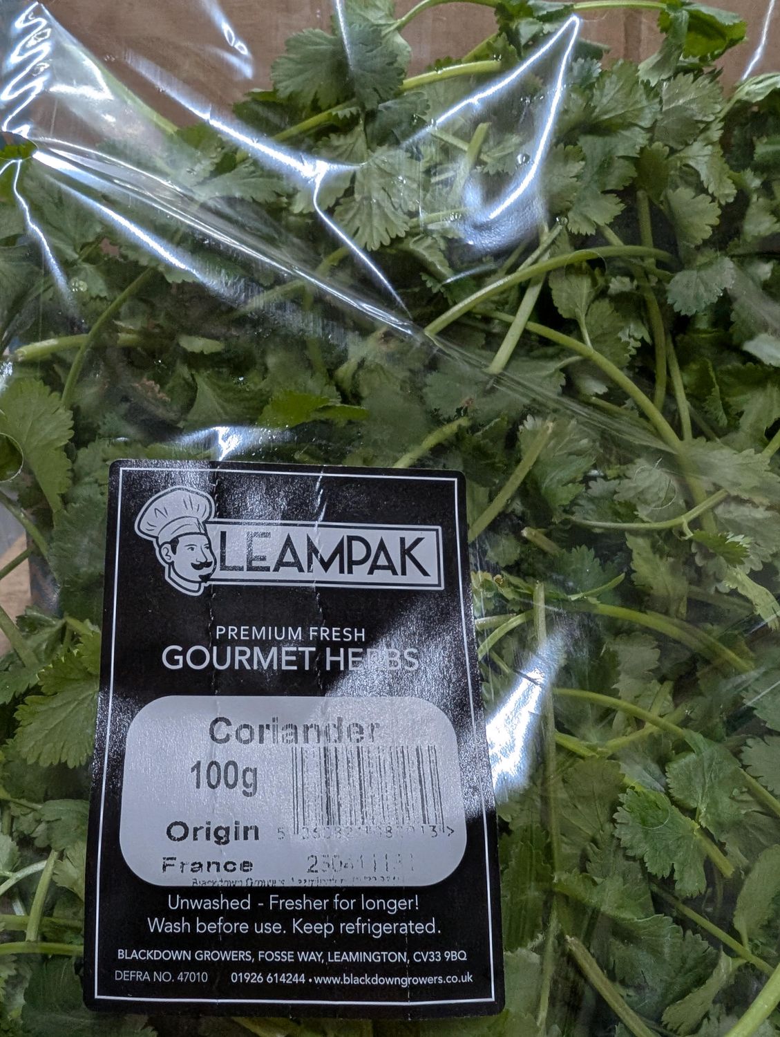 Herbs - Coriander 100g
