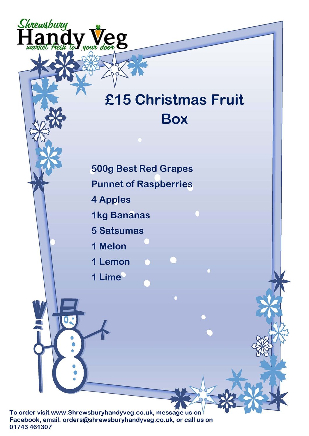 £15 Christmas Fruit Box