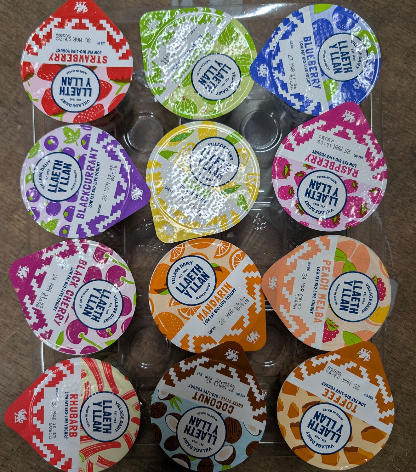 Yogurts -Tray of 12 125g Pots