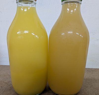 1 Pint Glass Bottle of Orange Juice