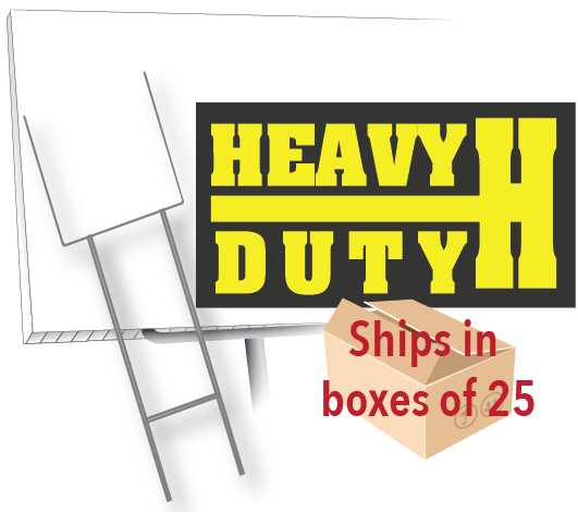 Heavy Duty H-Stakes (box of 25)