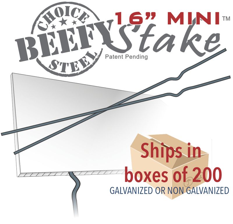 Mini Beefy Stakes (200 per box) Mini Beefy Stakes (200 per box)