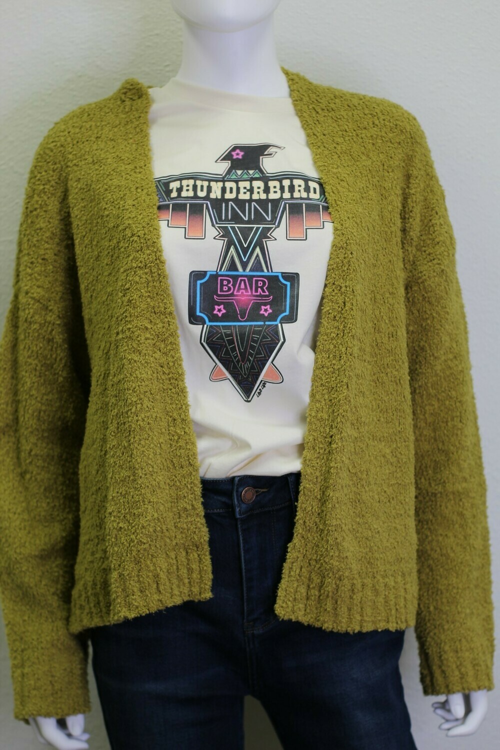 Green Cardigan