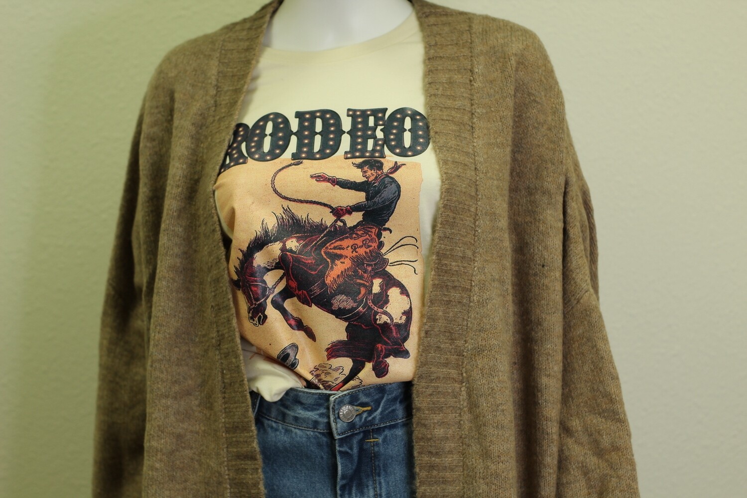One Size Brown Oversized Cardigan