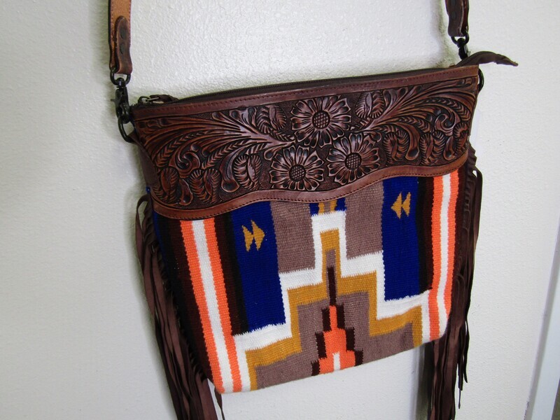 AD Coral Serape Crossbody