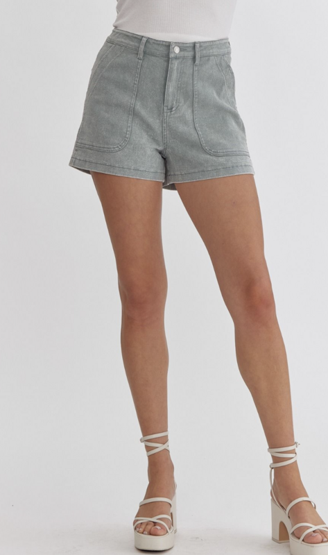 ENTRO Acid Wash Shorts