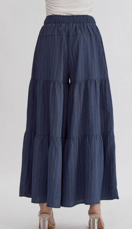 ENTRO Navy Gaucho Trousers