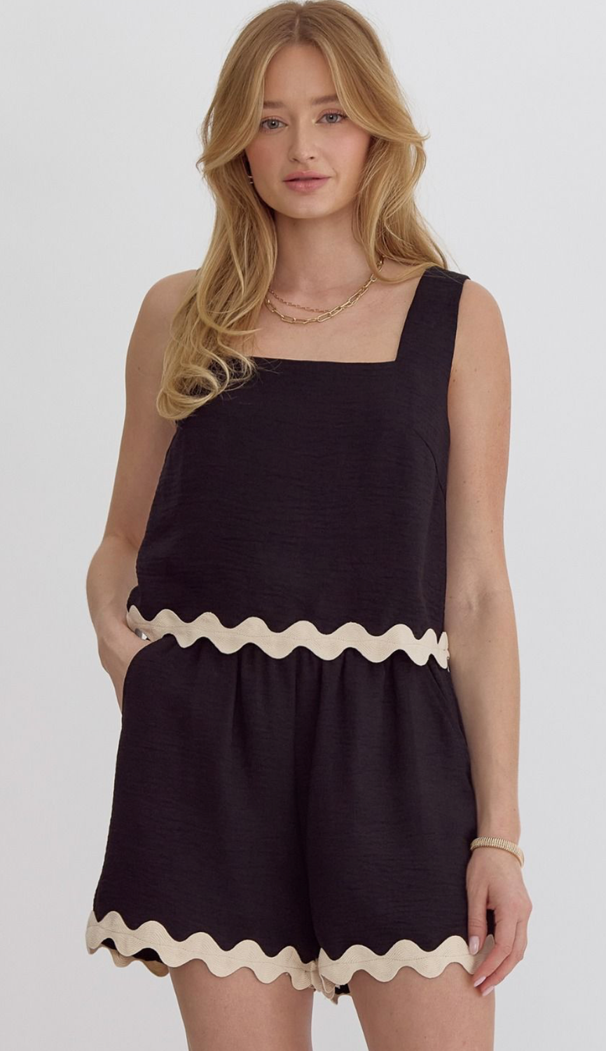 ENTRO Black Scallop Tank