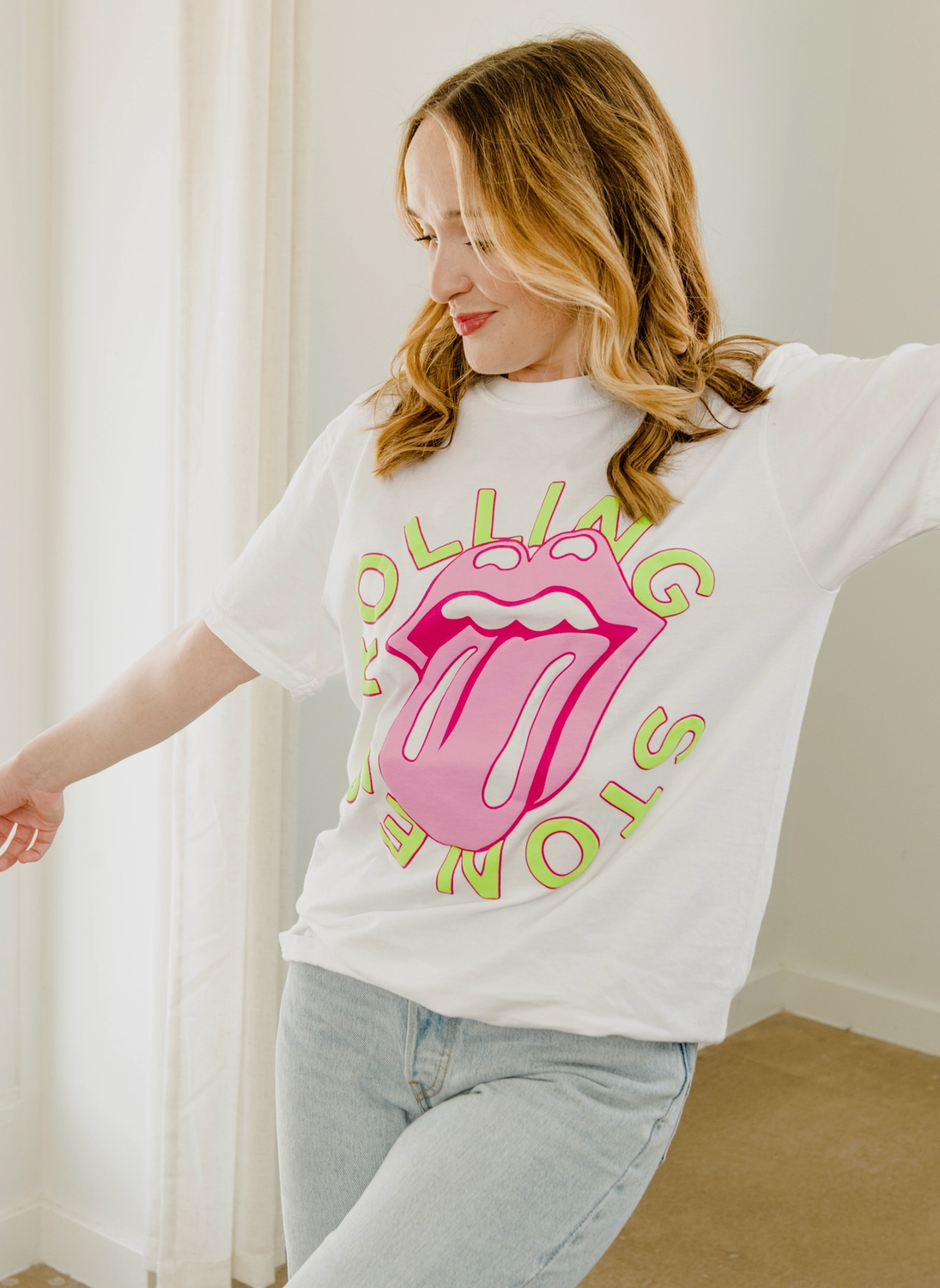 LL Neon Rolling Stones Tee
