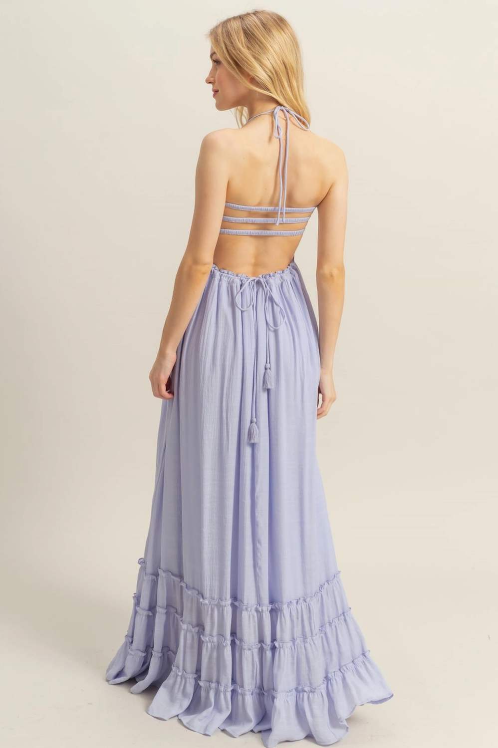 HF Halter Maxi Dress