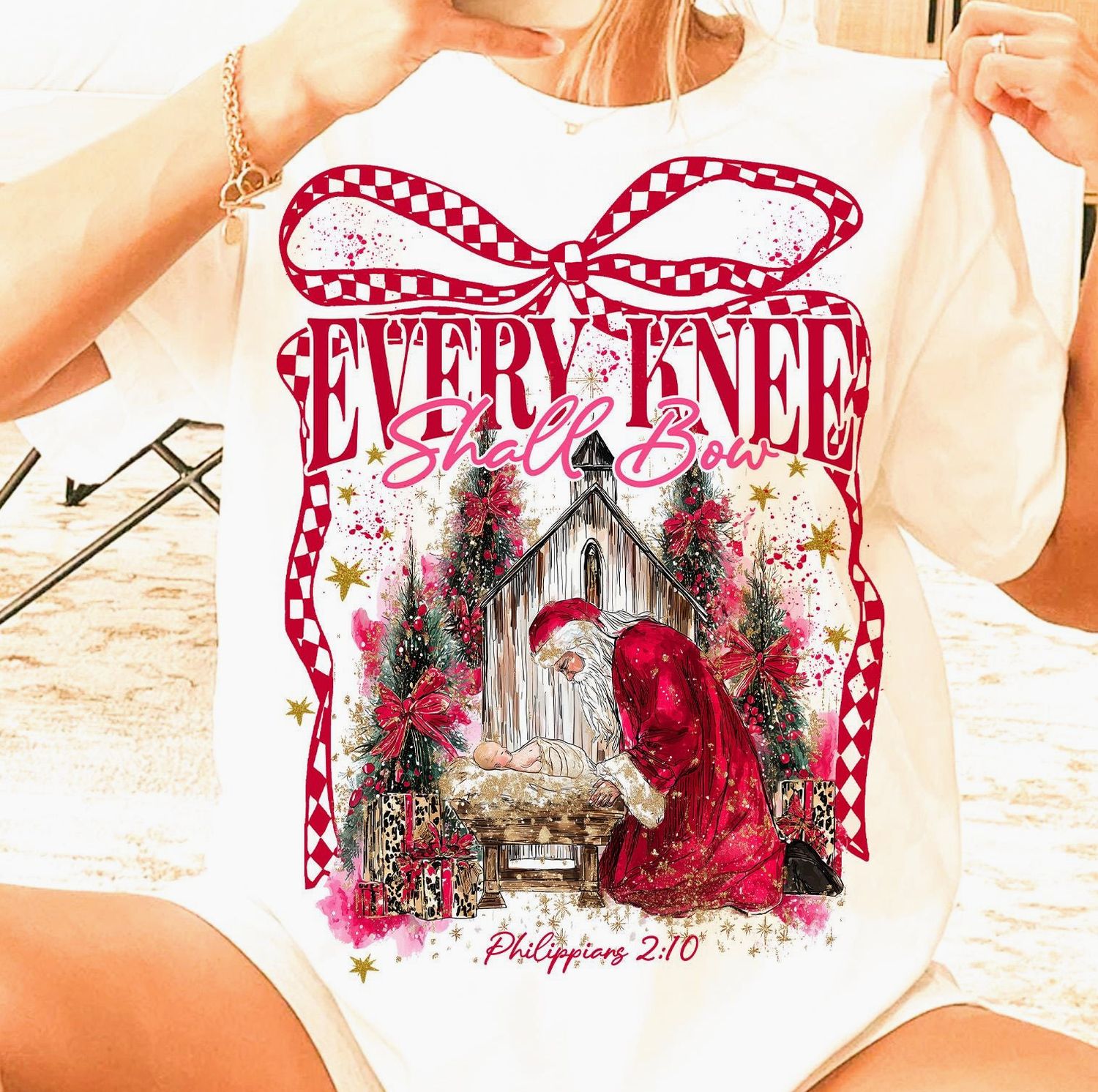 Glaime Christmas Graphic Tee Glaime Christmas Graphic Tee