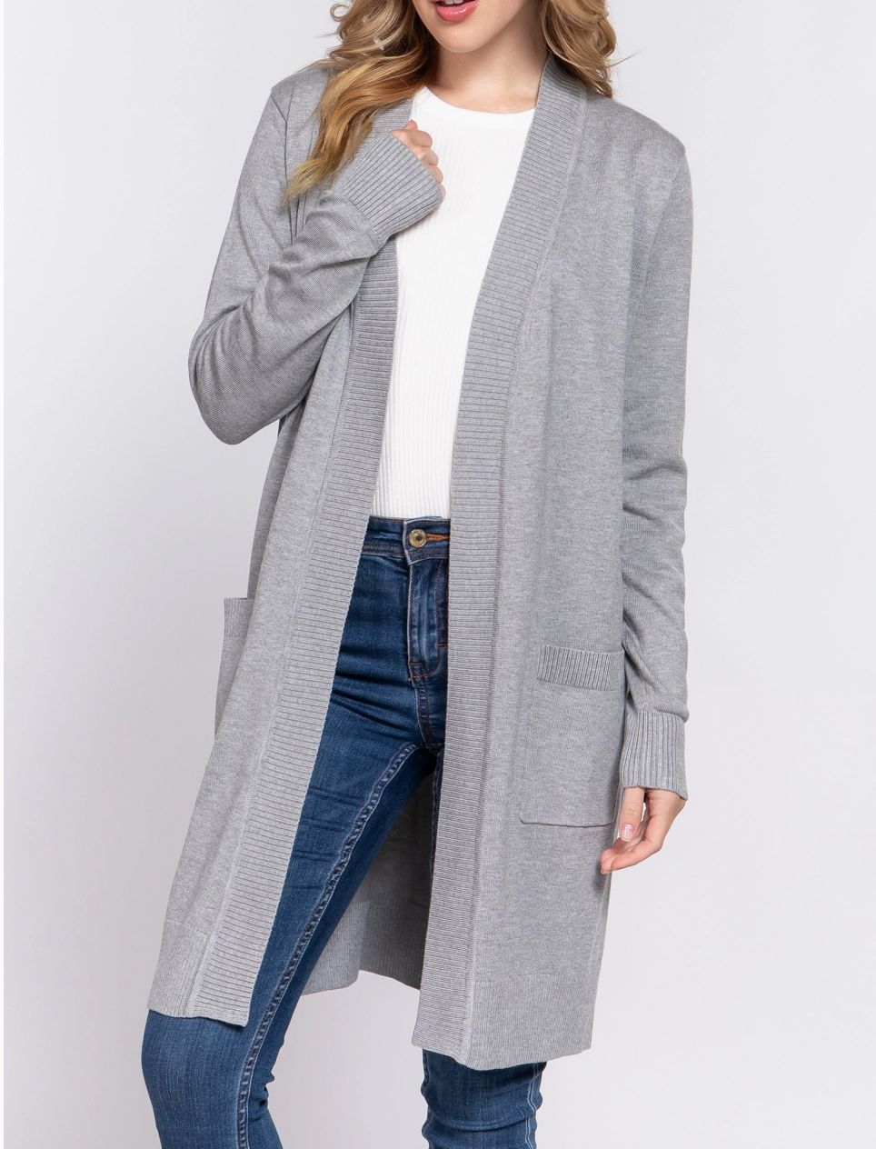 AB Grey Sweater Cardigan AB Grey Sweater Cardigan