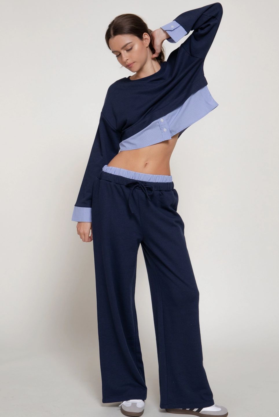 AB Navy Sweats w/ contrast AB Navy Sweats w/ contrast