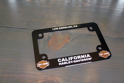 California Harley-Davidson® License Plate Frame - Black