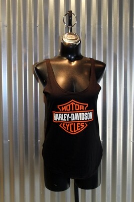 California Harley-Davidson® Women's Bar & Shield tank in black