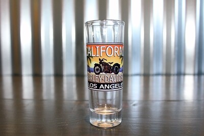 California Harley-Davidson® Sunset Logo Tall Shot Glass
