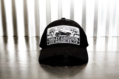 California Harley-Davidson B&W Baseball Hat