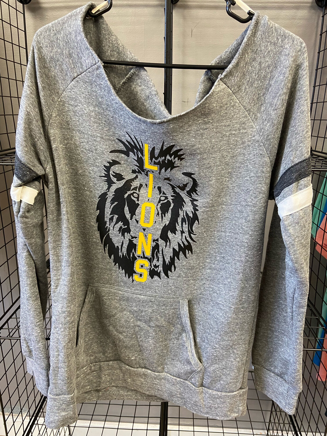 Salem Lions Women’s Vintage Wide Neck Sweatshirt