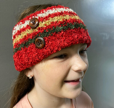 Red Holiday Head Band