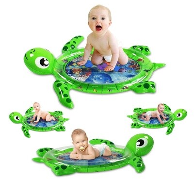 Water Mat Baby Kids Cute Sea Turtle Thicken Inflatable Water Play Mat Game Pad Cushion Toy