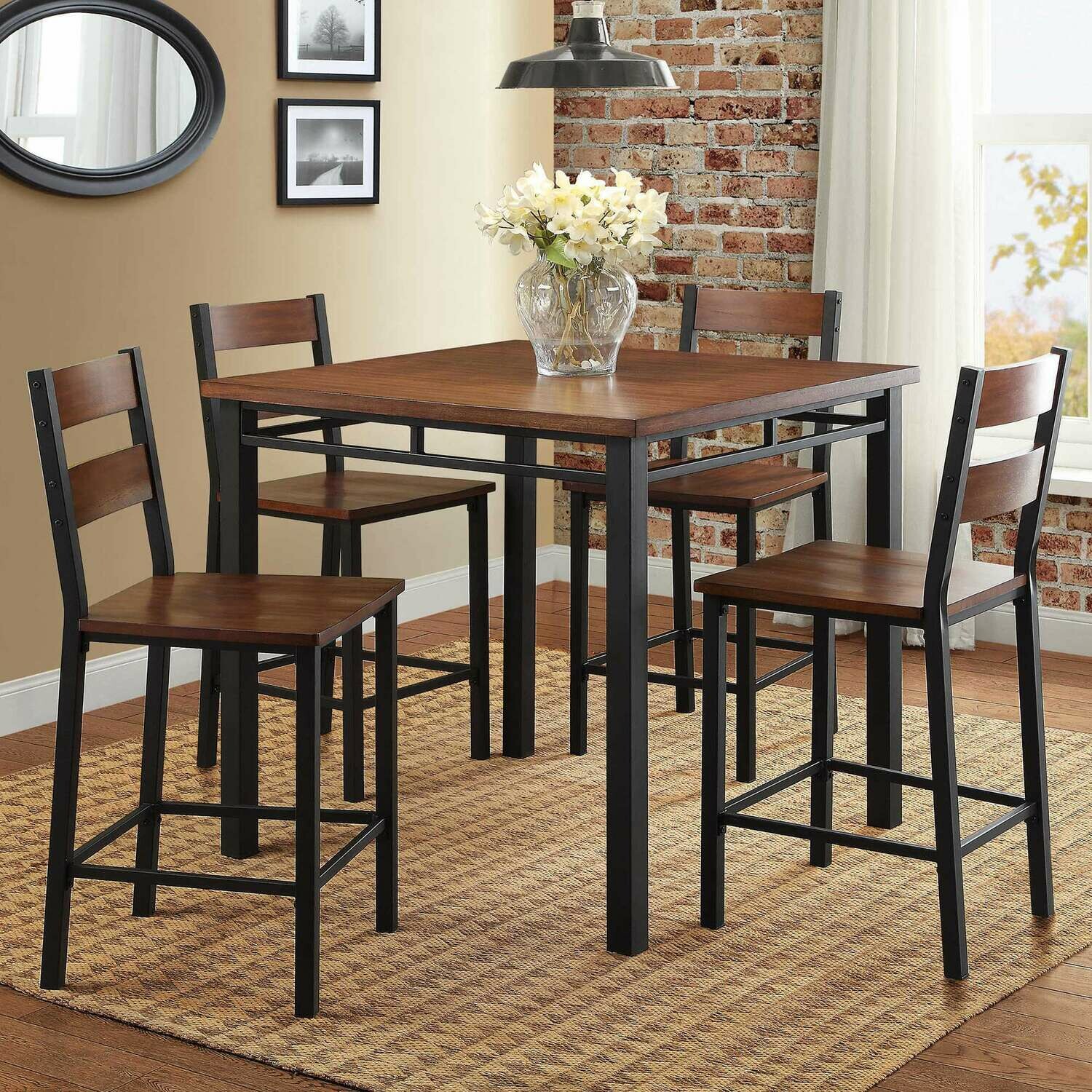 5-Piece Counter Height Dining Set