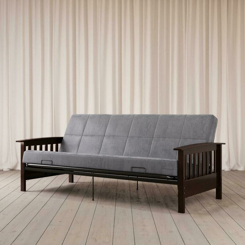 Mission Wood Arm Futon