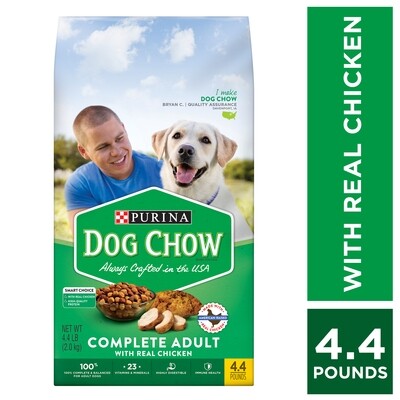 Purina Dog Chow Dry Dog Food, Complete Adult With Real Chicken