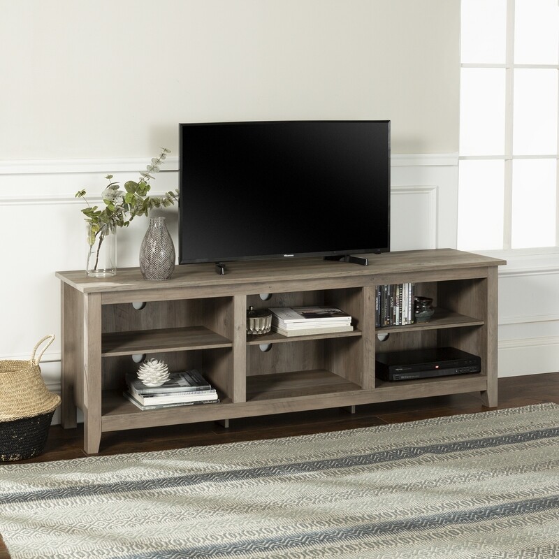 TV Media Storage Stand for TVs up to 78&quot;, Multiple Colors