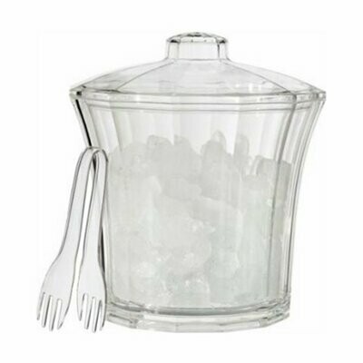 Creative Ware Insulated Acrylic Ice Bucket and Tongs