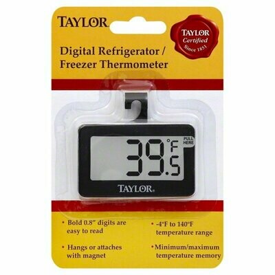 Taylor Digital Refrigerator and Freezer Thermometer