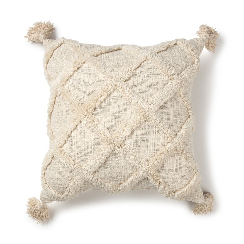Better Homes &amp; Gardens Tufted Trellis Decorative Throw Pillow, 20&quot; x 20&quot;, Multiple Colors