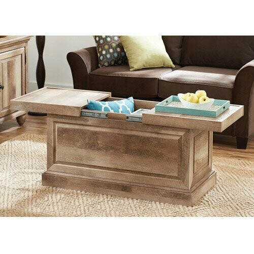 Crossmill Collection Coffee Table, Weathered Finish