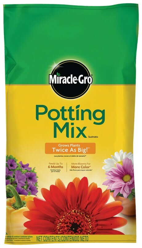 Miracle-Gro Potting Mix 1 cu. ft., For Use With Container Plants