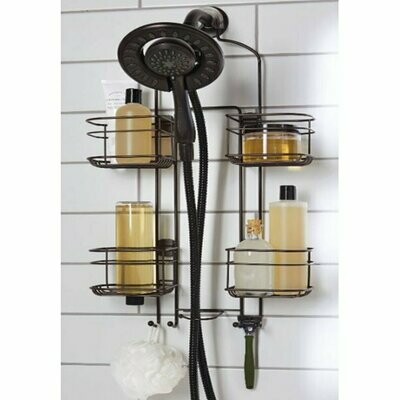 Expandable Hose Shower Caddy, Oil-Rubbed Bronze