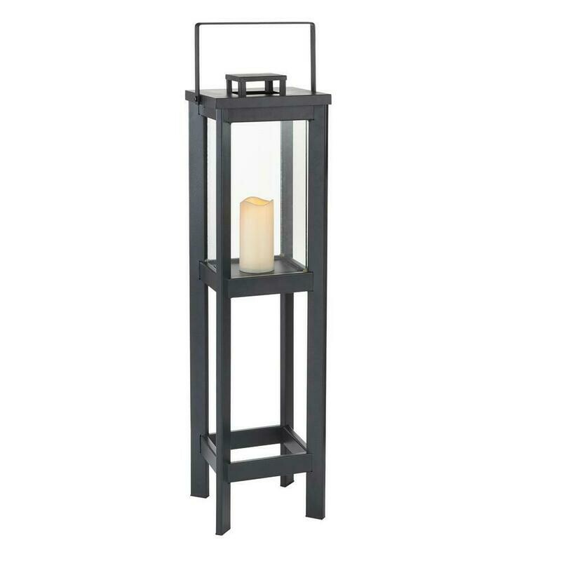 41 in. Medium Size Outdoor Patio Square Arlen Floor Lantern