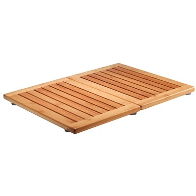 Bamboo Floor and Shower Mat - Measures 1&quot; x 23.75&quot; x 17.75&quot;