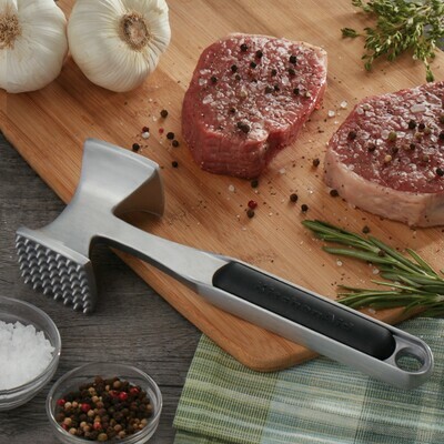 KitchenAid Dual Sided Meat Tenderizer, Black, Comfort Grip Handle, Hand Wash