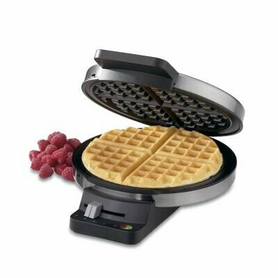 Cuisinart Round Classic Brushed Stainless Waffle Maker