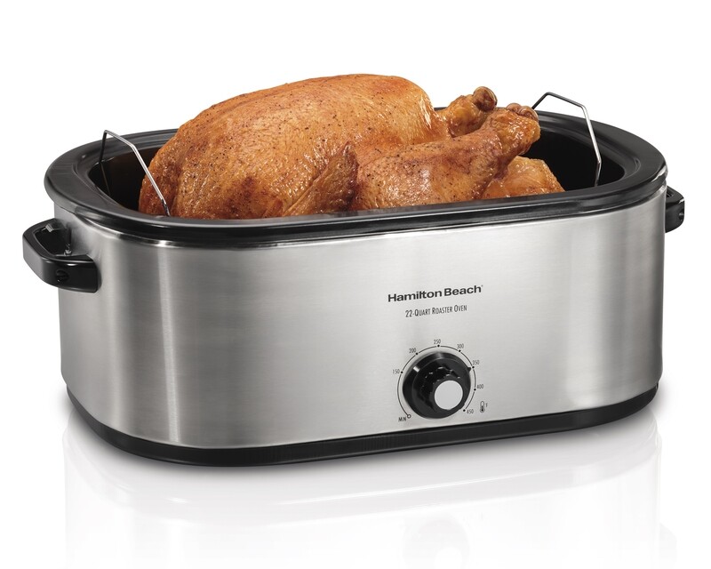 Hamilton Beach 22 Quart Roaster Oven, Fits 28 lb Turkey