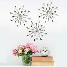 Acrylic Burst Wall Decor (Set of 3)