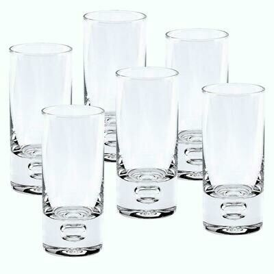 3 oz. 4 in. High Galaxy 6-Piece Shot or Vodka Glass Set