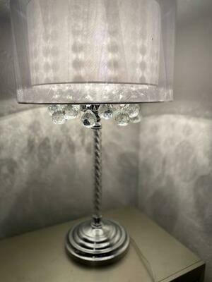 30 in. 3-Bulb Moiselle Crystal Table Lamp