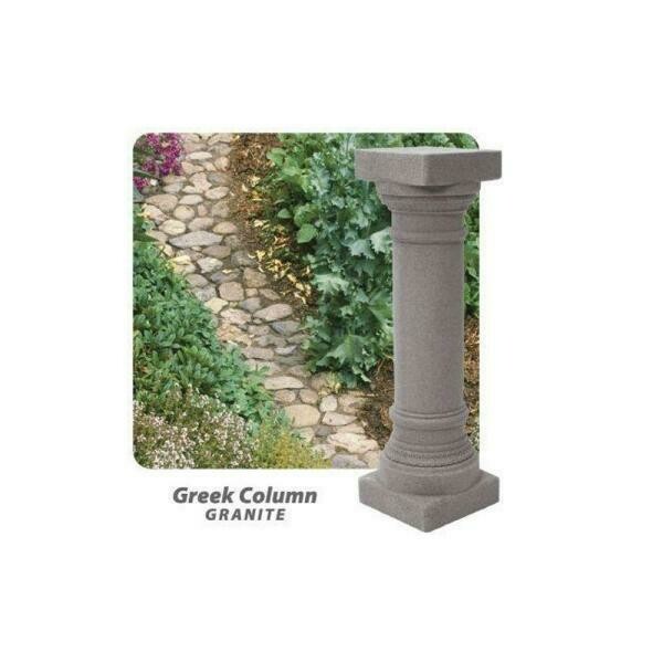 32-1/8 in. Grey Greek Column