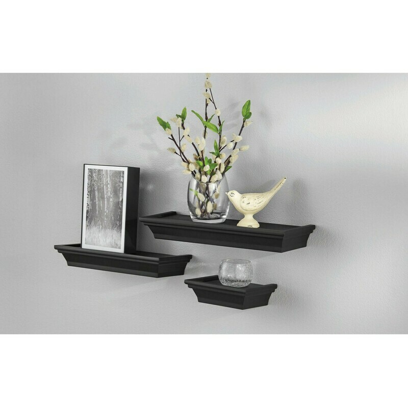 Floating Shelves for Wall, Rustic Wood Wall Shelves Decor Set of 3 for Bedroom