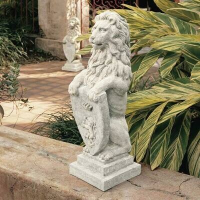 Beaumaris Castle Lion Sculpture Set (2-Piece)