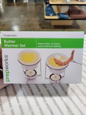 Prepworks by Progressive Ceramic Butter Warmer Fondue Set